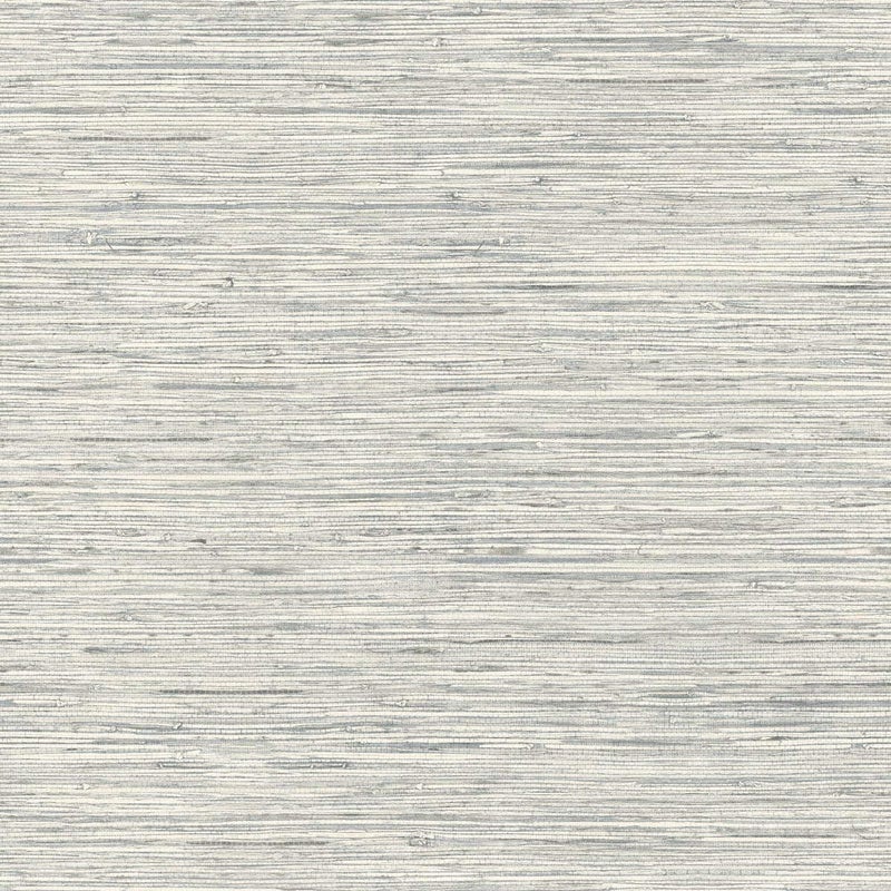 RoomMates RMK11078WP Light Gray Faux Grasscloth Non-Textured Peel and Stick Wallpaper - Image 1